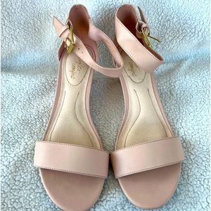 DexFlex Comfort Women's Mauve Wedge Sandals Open Toe Size 9.5